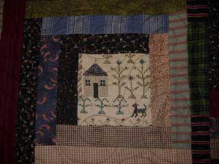 picture of message on quilt