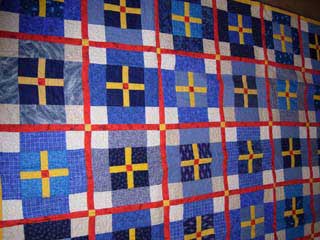 picture of message on quilt