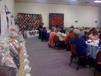 Raffle baskets and Asian Elegance Blocks