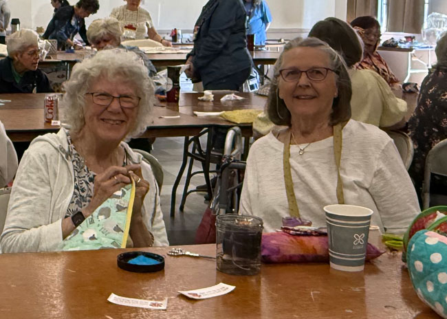 Marianne Newman and Mary Helmke