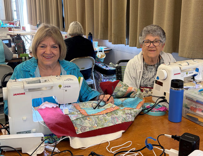 Linda Emis and Sandi McGuire