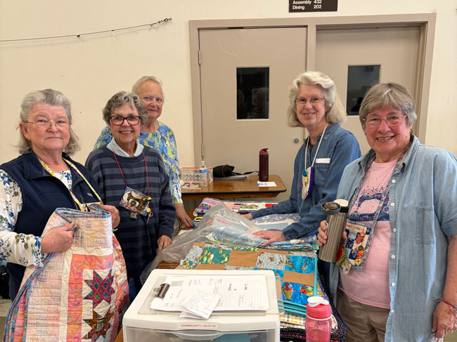 Judy Reid, Pam McVey, Carole Behlke, Janet Tonkin, and Laura Barrett