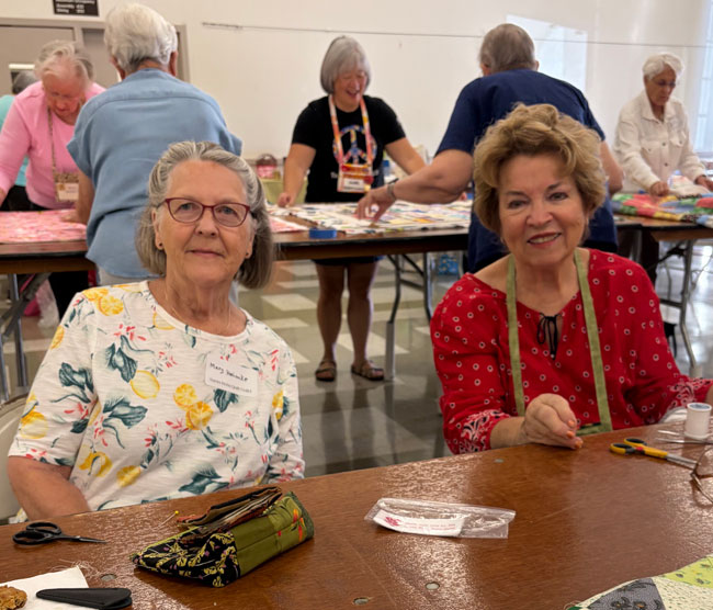 Mary Helmke and Carla Twitchell