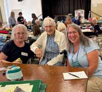Sandy Moritz, Celese White, and Judy Dengler