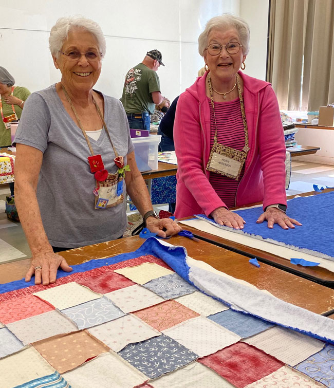 Lorna Fiori and Helen Anderson